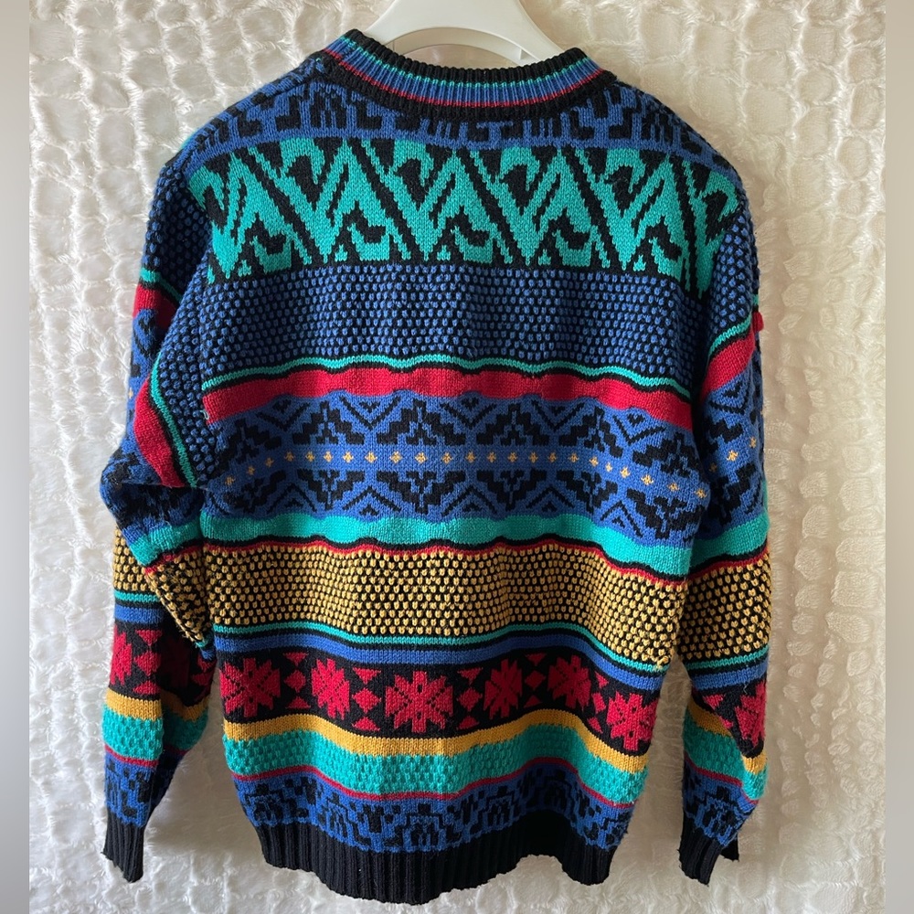 Elevenparis: Mens multi color Knit Sweater (S). - Picture 2 of 12